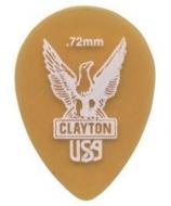 Clayton Plektrum Ultem, Tear Drop small Stärke 0.72 