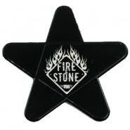 Plektrum FiveStar Celluloid 5 Stärken schwarz Fire&Stone 523899 